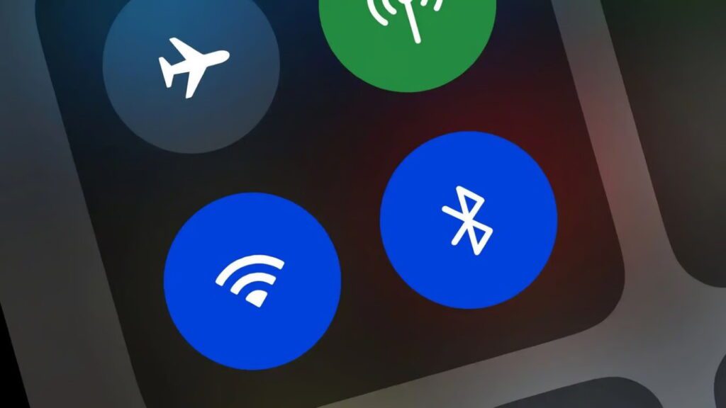 Значок Bluetooth на смартфоні