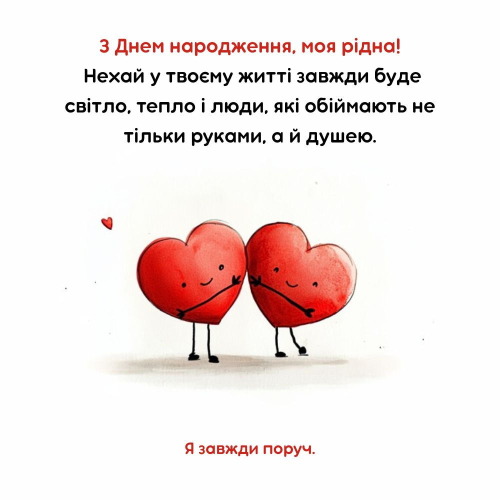 З днем народження моя рідно сестричко!