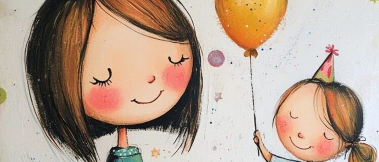 Привітання з Днем народження донечці від мами – зворушливі слова та красиві картинки для дитини