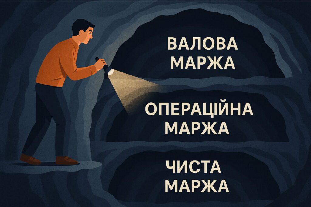 Зображення метафори пошуку знань про різні види прибутковості