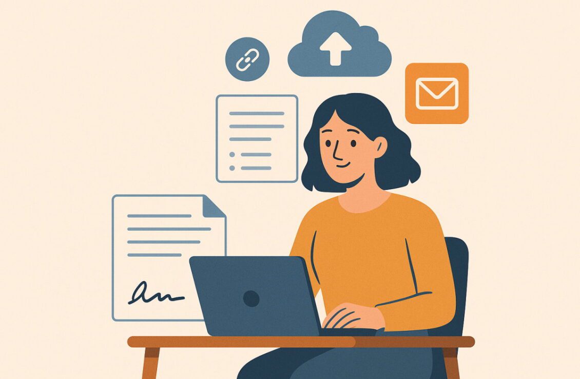 Ілюстрація електронного документообігу