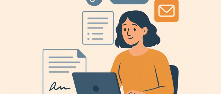 Ілюстрація електронного документообігу