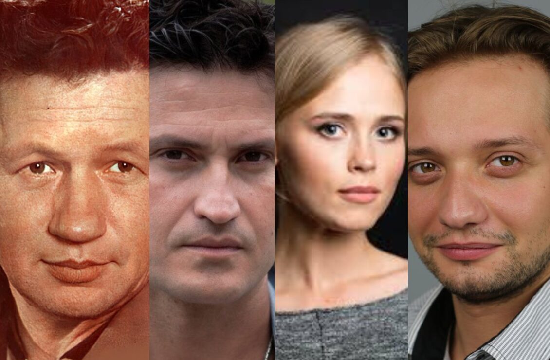 Колаж із класиками та молодими акторами українського театру й кіно