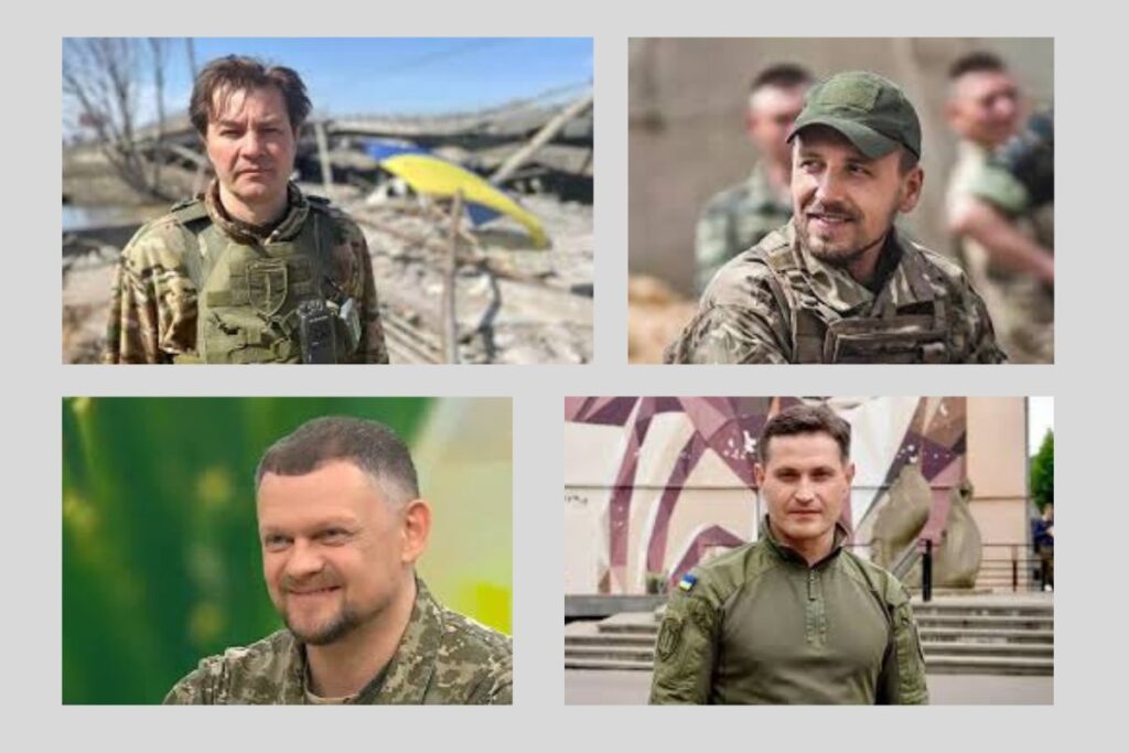 Актори-захисники України у військовій формі