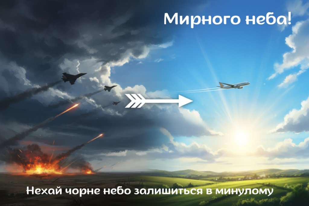 Перехід від війни до спокійного неба