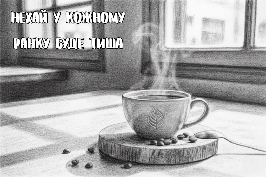 Гаряча кава у чашці біля вікна зимового ранку