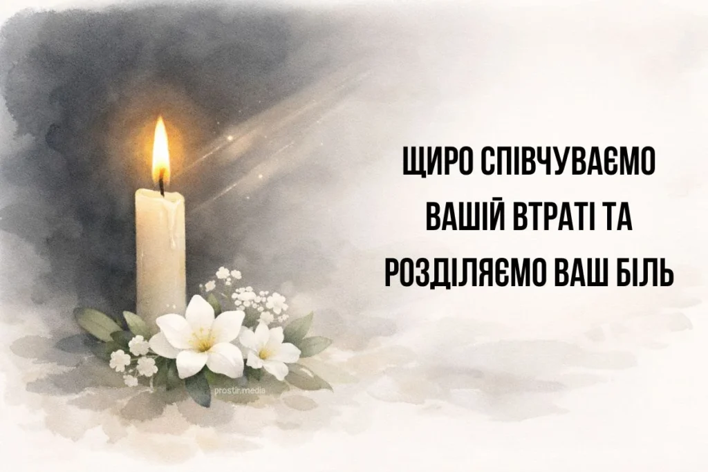 Поминальна свічка та квіти