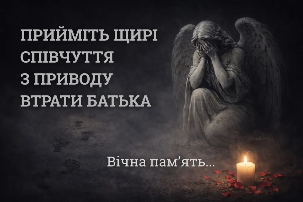 Ангел, що плаче біля поминальної свічки
