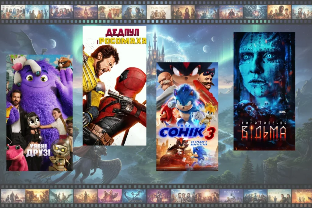 Афіші фантастичних і анімаційних фільмів
