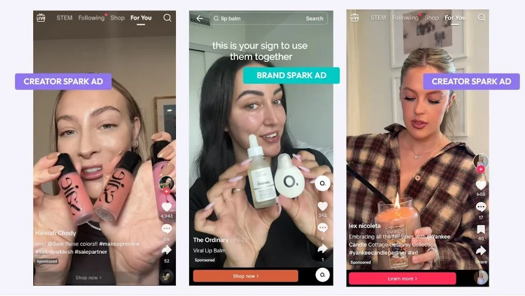 UGC-реклама в TikTok через Spark Ads