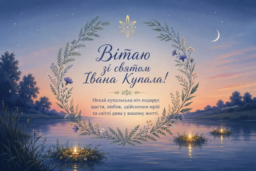 Вітання зі святом Івана Купала
