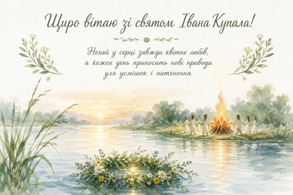 Привітання з Івана Купала
