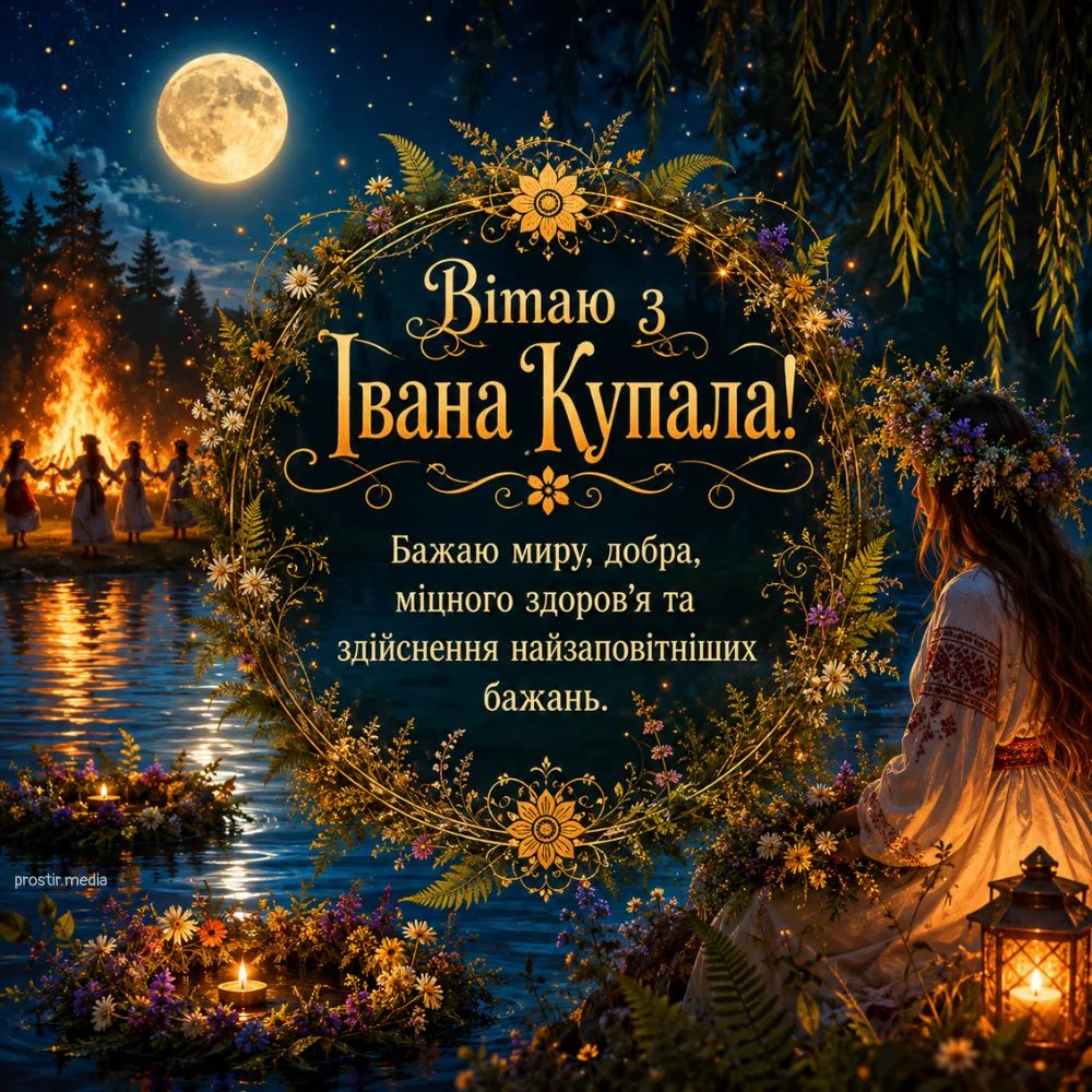 Привітання з Івана Купала