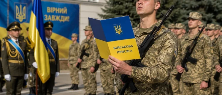 Курсанти складають військову присягу