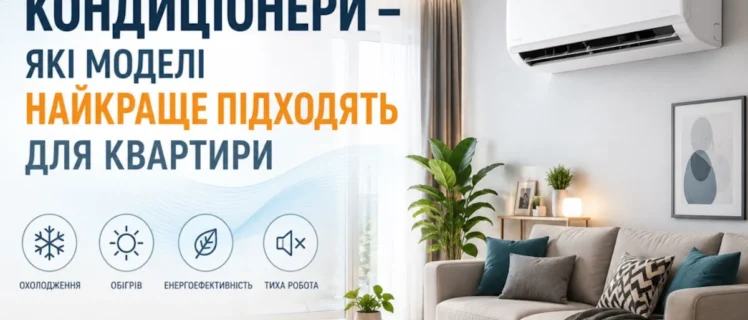 Кондиціонер – обов’язкова складова комфорту в оселі, особливо в літню спеку