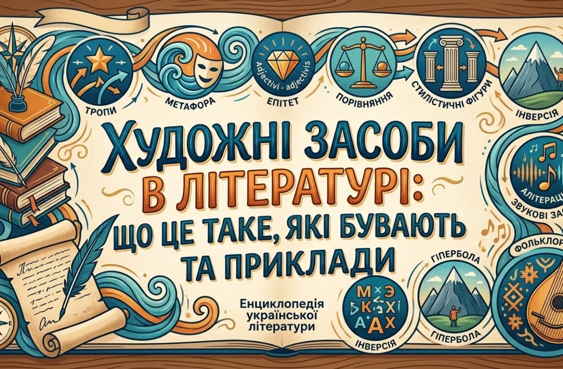 Художні засоби – важлива складова літератури, що робить твори образними, а не просто інформативними