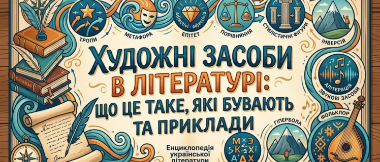 Художні засоби – важлива складова літератури, що робить твори образними, а не просто інформативними