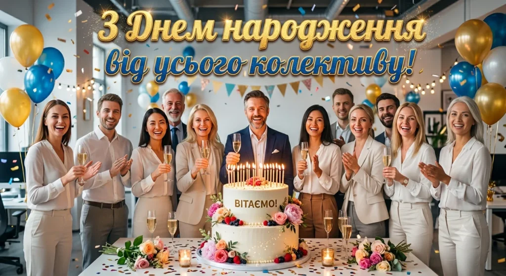 Колектив вітає з Днем народження