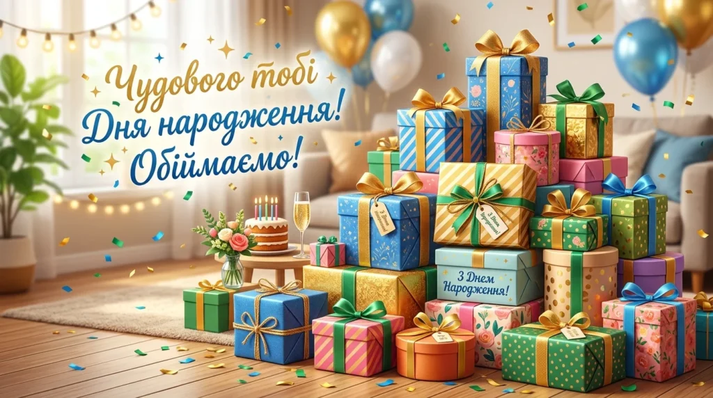 Купа подарунків для іменинниці або іменинника