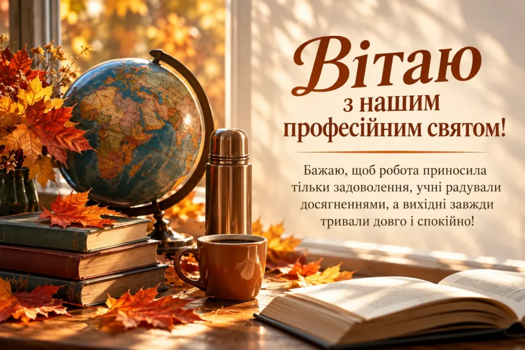 Осінь на вчительському столі