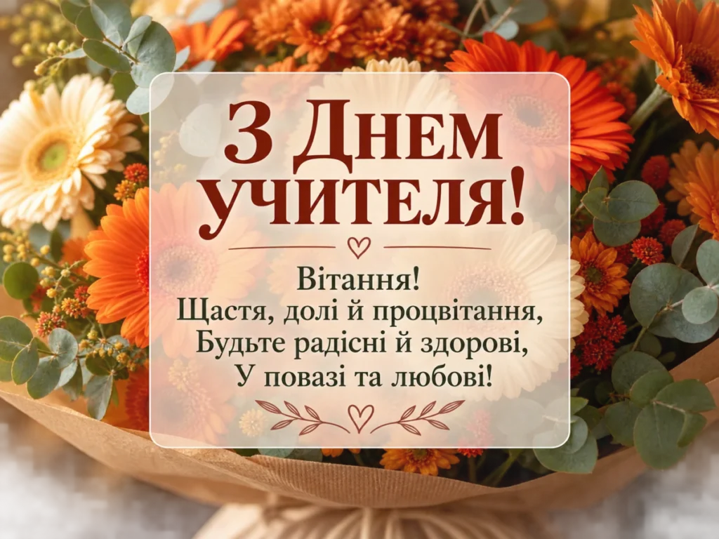Букет для найкращого вчителя 