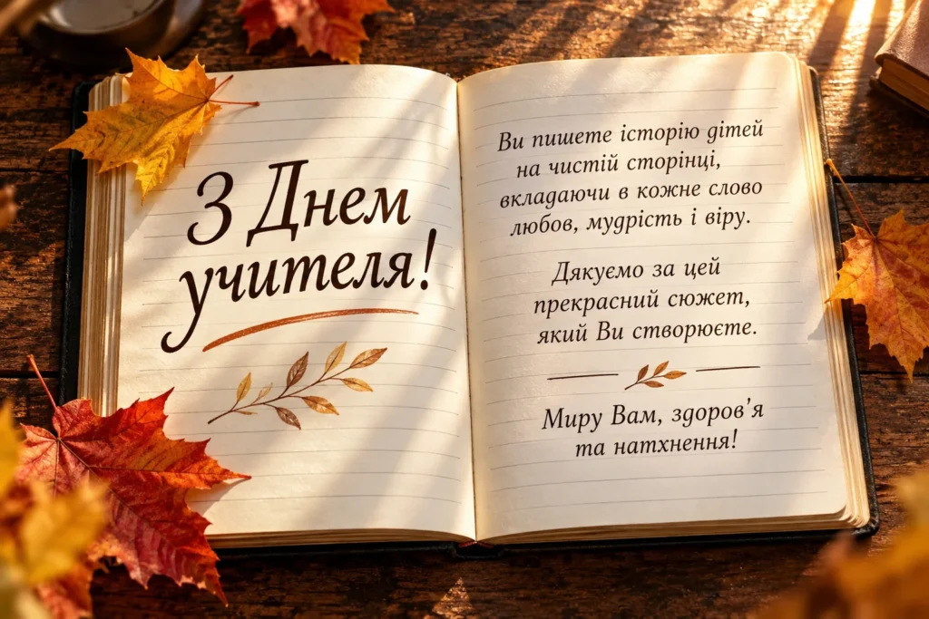 Маленька історія одного великого вчителя 